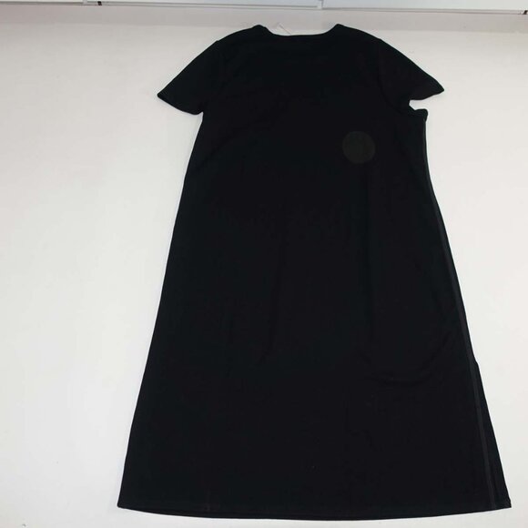 Talbots Women's Shift Dress Size 3X Petite NWT Short Sleeves Maxi Length Black - Picture 4 of 7